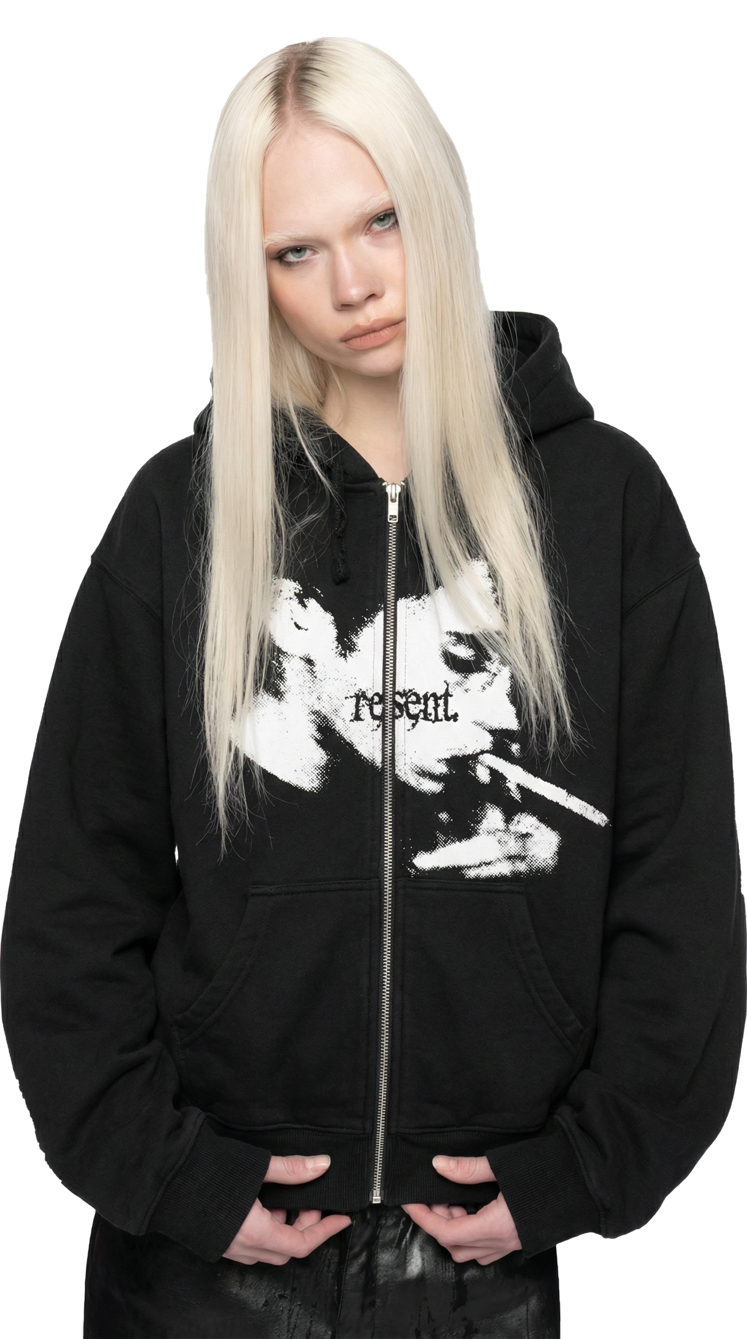 Bad Habits Zip-Up Hoodie