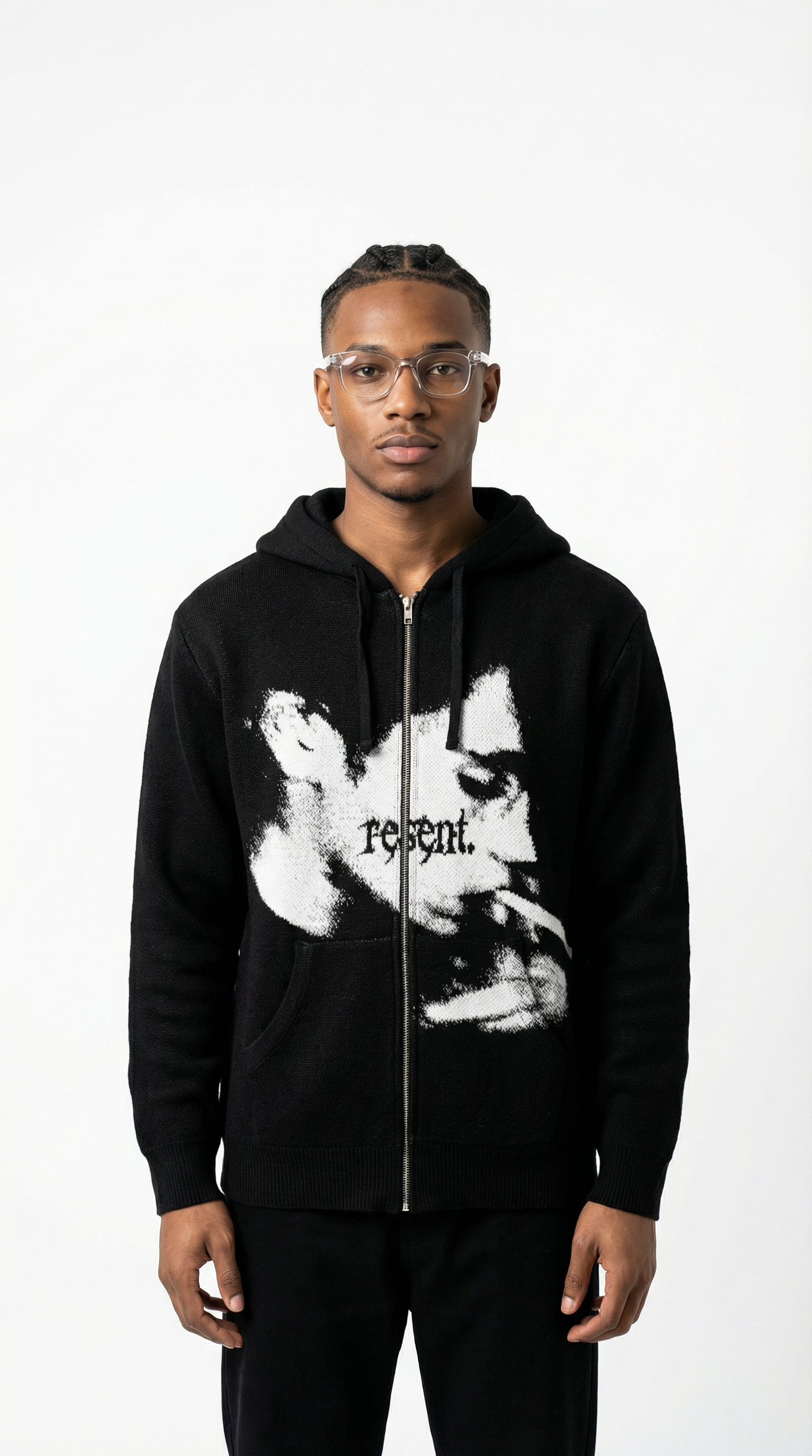 [Bad Habits] Zip-Up Hoodie