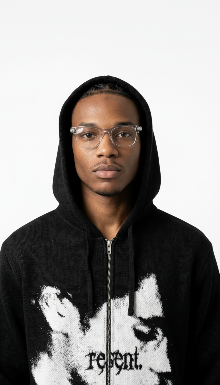 [Bad Habits] Zip-Up Hoodie