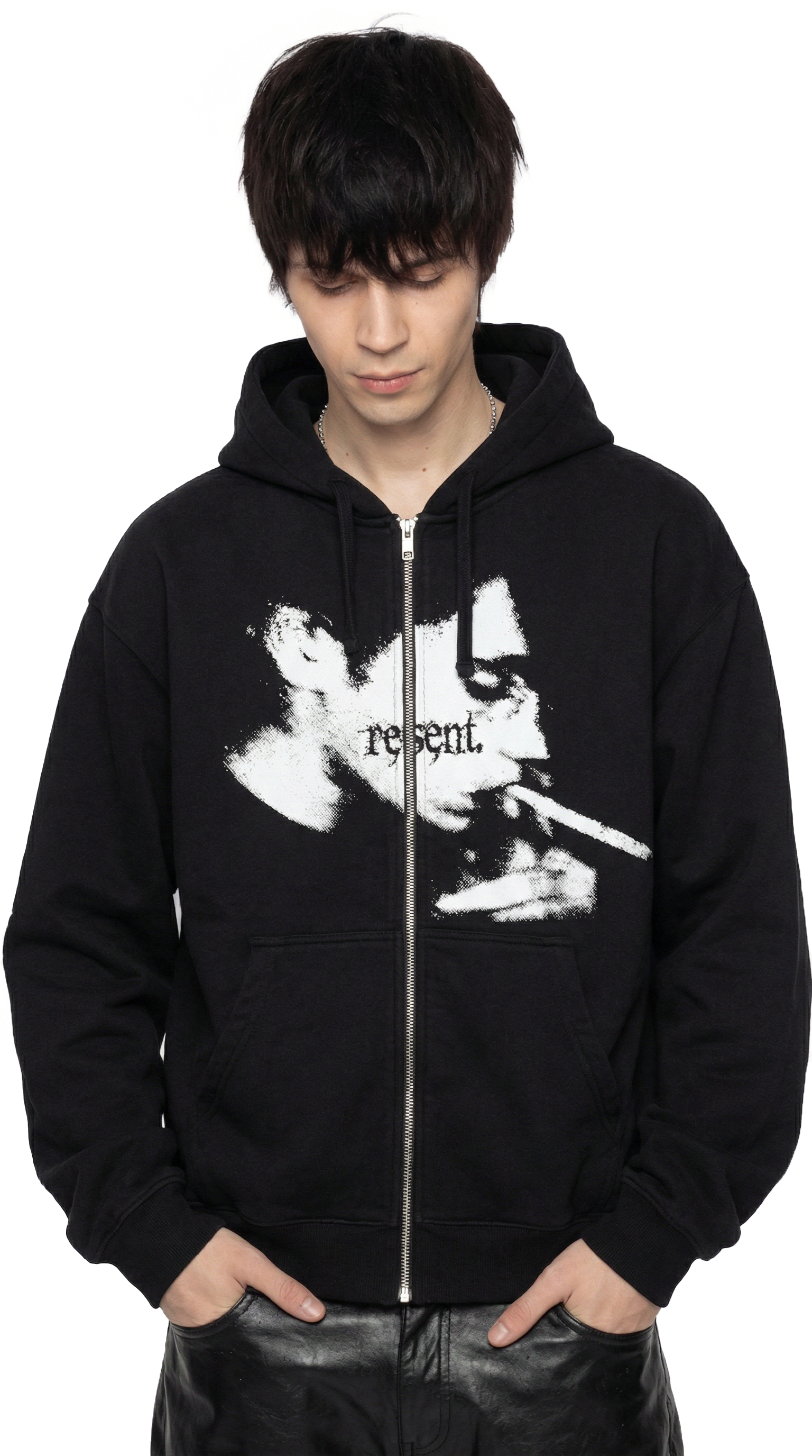 [Bad Habits] Zip-Up Hoodie