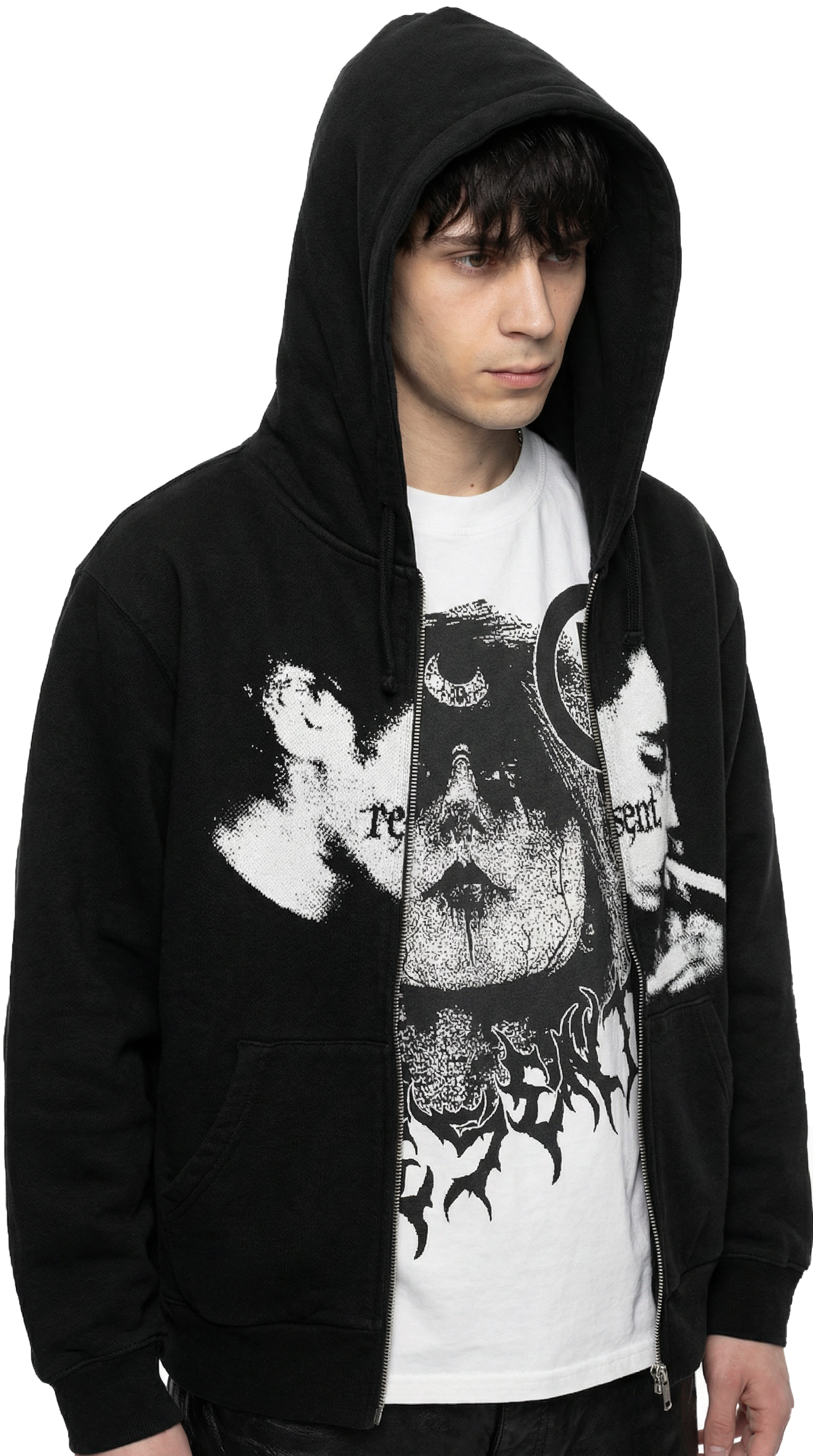 Bad Habits Zip-Up Hoodie